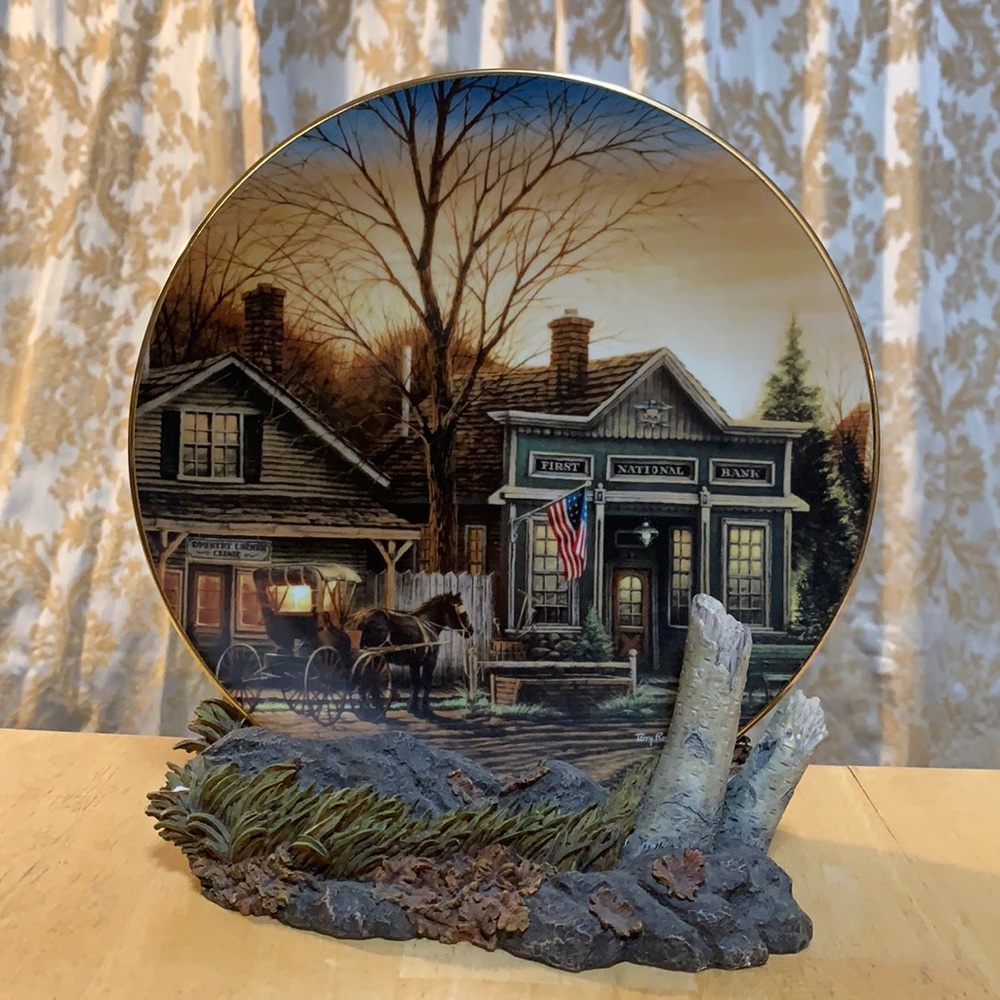 Terry Redlin “Office Hours” Collector’s Plate
